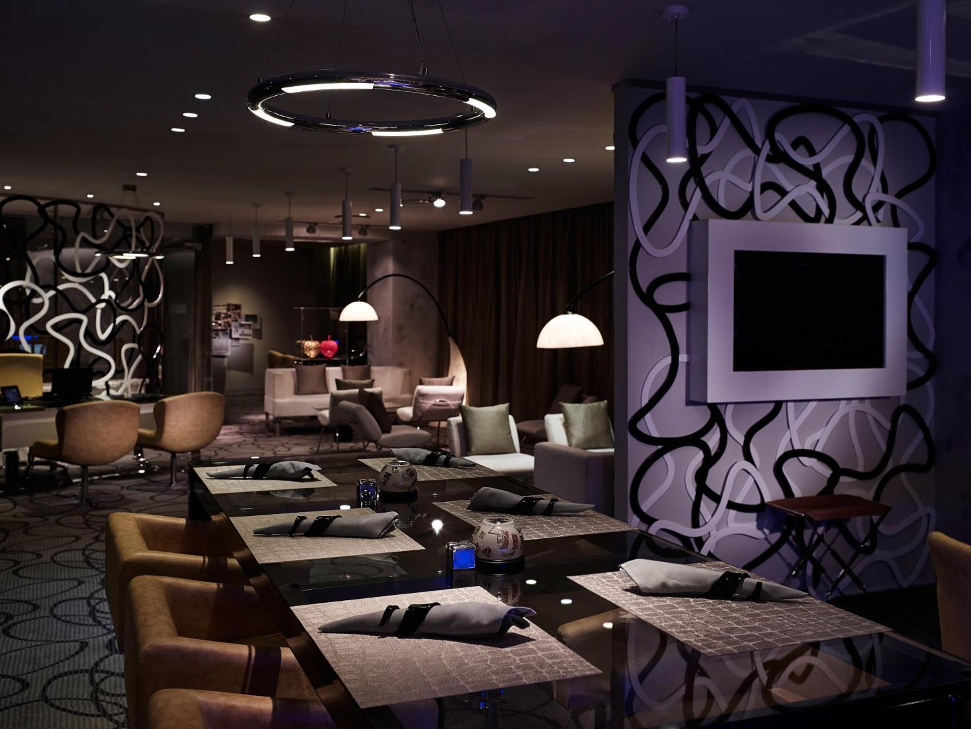 Pullman Jakarta Central Park Екстер'єр фото 3D rendering of a restaurant interior